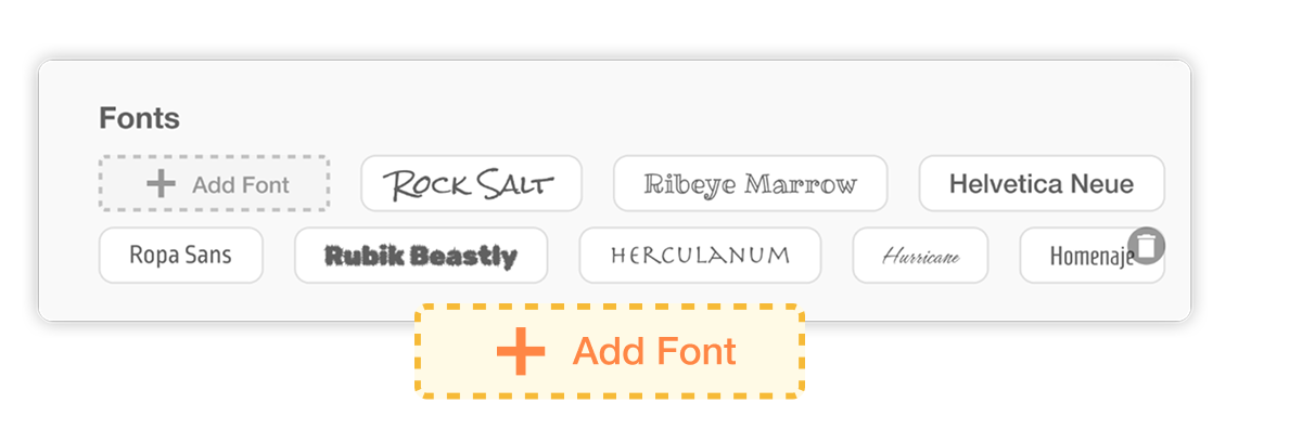 Add text to video using custom uploaded fonts in Visla to stay consistent with your brand.